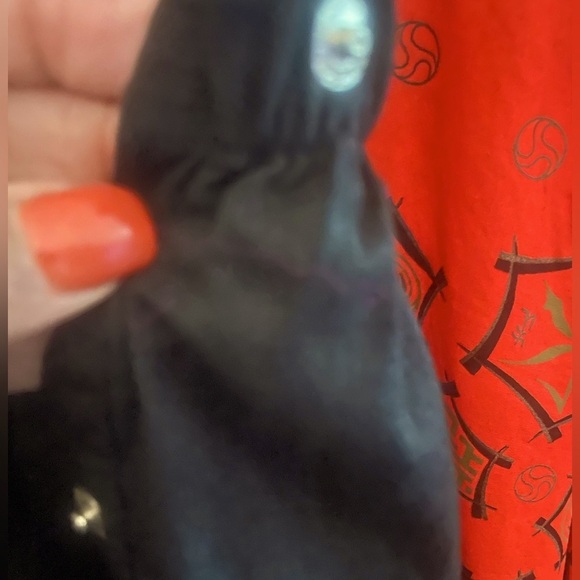 Pleetway Vintage Bold Red & Black Asian Designed (Size 13/14) Kimono Pajama Set - Picture 10 of 14